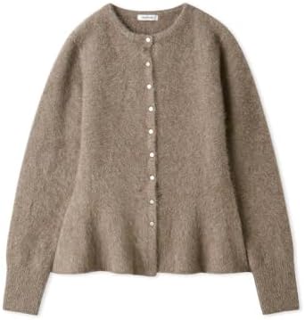 Amazon | [フレイ アイディー] FOXカシミアペプラムカーディガン