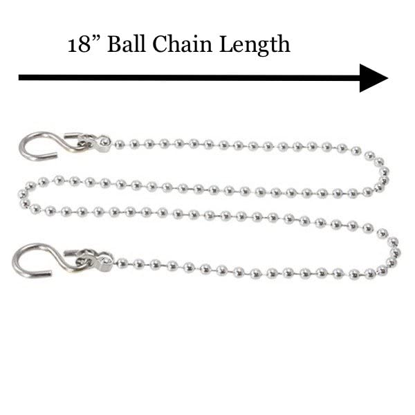 Catena Per Bagno Merriway Con Gancio A S - Bianco 450 Mm | Per Lavelli E Idraulica - Foto 11