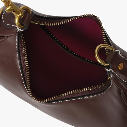 Image of JQWSVE Small Top Handle Bags for Women Mini Purses Cute Ladies Handbags Crescent Mini Crossbody Bags with Cherry