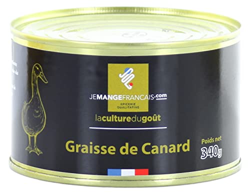 Graisse de canard en conserve 340 g - Origine France - Jemangefrancais.com