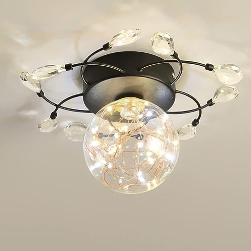 Plafonnier gypsophile dimmable LED 28cm moderne pour eclairage de salon