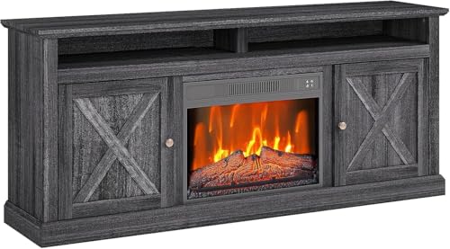 Electric Fireplace, Fireplace TV Stand for Television up to 58