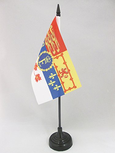 AZ FLAG, Kingdom of Canada Table Flag 4'' x 6'', Royal Canadian Office Mini Banner 100% Polyester 15 x 10 cm - Image 2