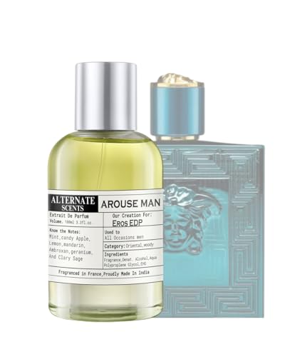 Image of Alternate Scents AROUSE 100ml Long Lasting Perfume For Men |Strong& long Lasting with 30% Oil Concentration|Fresh Minty Vanilla|Fragrance From France | Made In India|