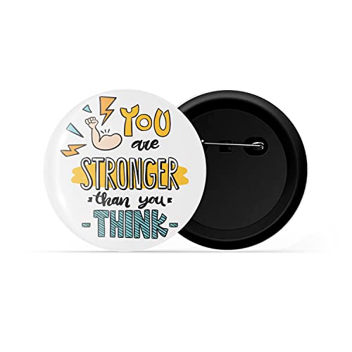Image of dhcrafts Pin Badges Multicolor Positive Glossy Finish Design Pack of 1 (58mm)