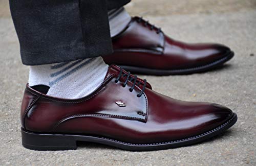 Image of AADI Men's Synthetic Leather Derby Formal Shoes