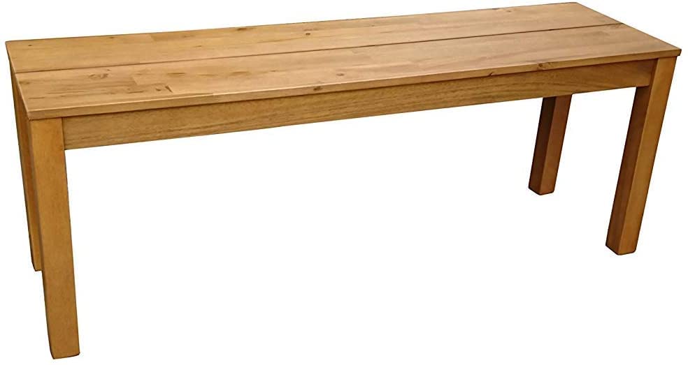 SAM Gartenbank Elyar, 120 cm, 2-Sitzer Bank, Sitzbank aus geöltem Akazienholz, pflegeleichtes Massivholz, Holzbank geeignet für Garten, Balkon,...