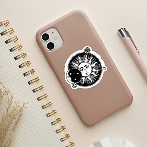 image for YOWOCAL 100 PCS The Sun and Moon Planet Stickers Astronomy Celestial D