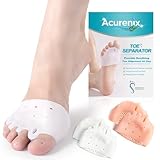 Toe Separators & Metatarsal Pads for Women & Men - Toe Spacers, Gel Ball of Foot...