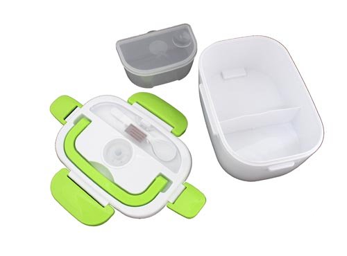 Contenitore alimentare elettrico TH-ELB105, 1,05 l, verde, con contenitore per il tupper.