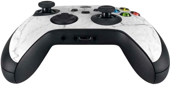 Skinit Decal Gaming Skin Compatible with Xbox Series X Controller - White Marble Design
