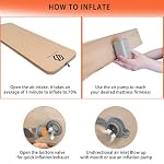 Self Inflating Sleeping Pad - 2.7" Extra Thick Memory Foam Pad - Image 7