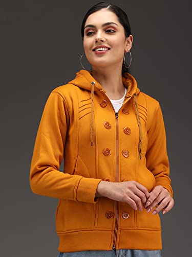 Image of eKools � Women's Fleece Hooded Neck Winters Hoodie Sweatshirt with Pockets (FM7 Series)