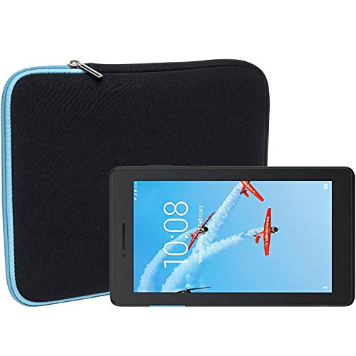 Slabo Funda Universal para Lenovo Tab E7 Funda Protectora de Neopreno - Turquesa/Negro