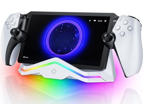 PS Portal �p�[�d�X�^���h PS5 Portal �����[�g�v���[���[ �[�d�h�b�N�� �[�d�h�~ LED���C�g�t�� ��t�ȒP �ȃX�y�[�X PS�|�[�^�� ���Ӌ@�� �A�N�Z�T���[