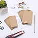 200 Pack Self-Adhesive Small Parts Packets Envelopes Kraft Self Sealing Seed Envelopes Coin Stamps Storage for Home, Garden, Wedding or Office, 2 Size(2.25