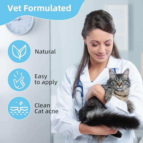 Image of 6 PCS Cat Acne Chin Treatment Brush Set, Multiple Colors Silicone Cat Grooming Brush Black Seed Exfoliating Brush, Double-Sided Scraper for Pet Chin Acne and Cleaning