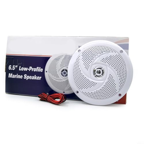 Altavoz RV de aluminio resistente al agua con potencia de 180W y 6.4" 7