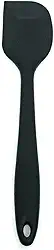 MOZCADA Espátula de Silicone Reta Grande Preta
