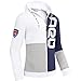 Produktbild Nebulus Herren Sweatjacke NEBSTER, Jacke, praktische Kapuzenjacke, grau-Navy-weiß - L