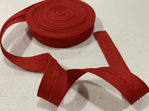 Bias Tape Double Fold 1/2 Inch X 10 Yard Polyester For Sewing Craft Binding Tape Hemming Sewing Seaming Piping Quilting Clothing Accessories Wrapping Crafts Cord Trim (Red) #TOP14