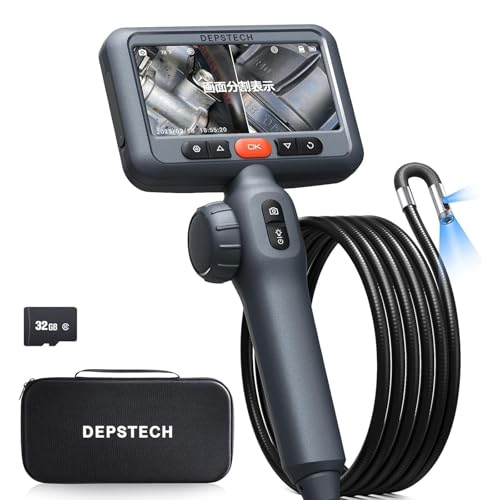 Amazon.co.jp: 【デュアルレンズ】 DEPSTECH 先端可動式 ファイバー
