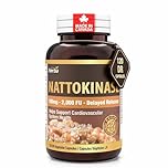 Herba Nattokinase Supplement 2000 FU – 100mg, 120 Delayed Release Capsules | Helps to Support Heart Health | Made in Canada