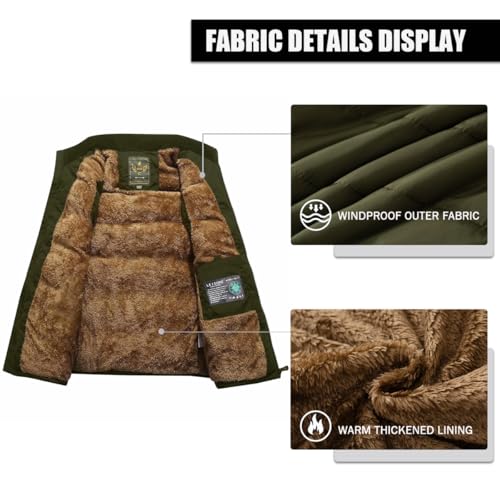 Image of Msmsse Men's Outerwear Vests Winter Quilted Padded Vest Gilet Stand Collar Warm Puffer Vest