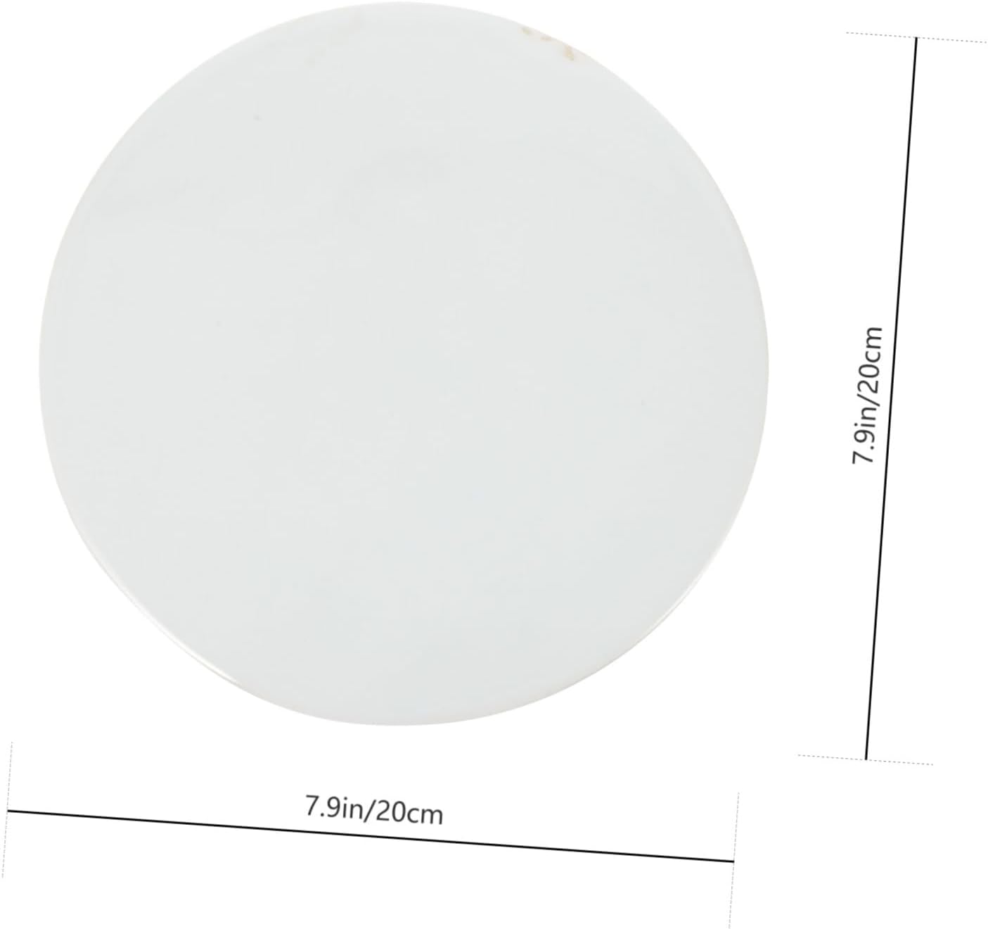 BEBEMOKO Hand-Painted Ceramic Plate Smooth Art Supply for Creative Painting and Graffiti for Boys and Girls and Adults for