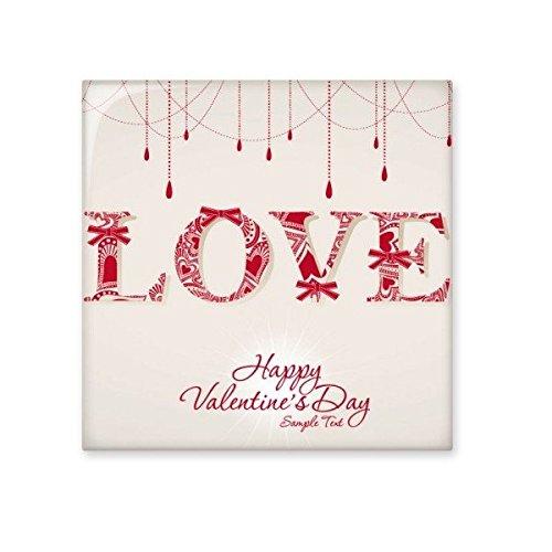 Motif céramique Saint Valentin blanc amour pour une maison vivante