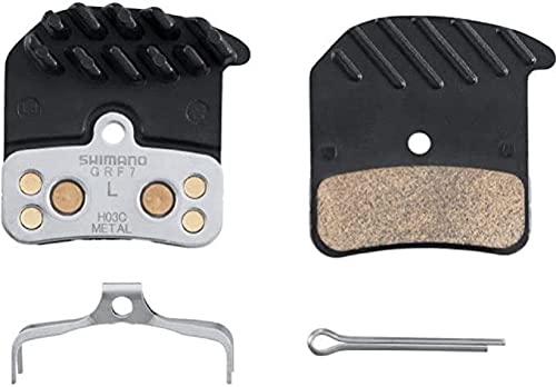 SHIMANO H03C METALLIC PADS SAINT/ZEE/DEOR XT, Black
