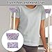Gomyblomy Purple Marble Butterfly Padded Covers for Underarm Crutch Soft Pads for Armpit and Hand Grip Washable Breathable Padding Easy Installation Crutches Handle Cushion Covers
