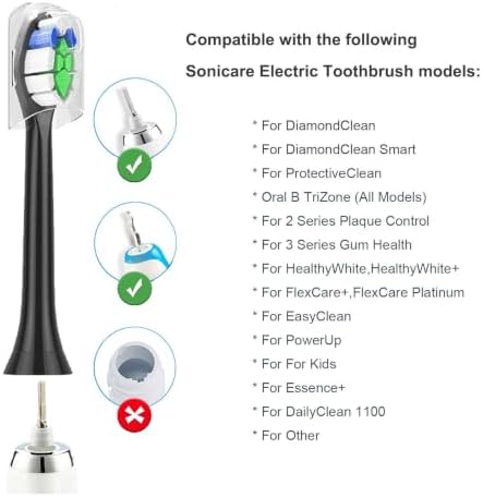 Toothbrush Heads, Compatible with Philips, 4100 6500 6100 7500 - 2