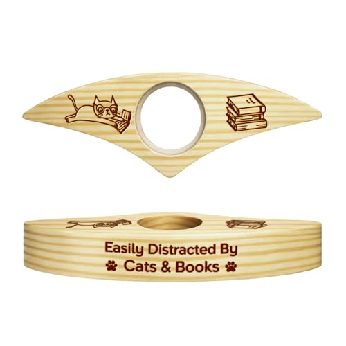 Support de page en bois artisanal pour lire confortablement d'une seule main