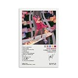 MOZEU Tate McRae Poster I Used to Think I Could Fly Music Album Cover Poster Posters for Room Aesthetic Canvas Wall Art Bedroom Decor 12x18inch(30x45cm)