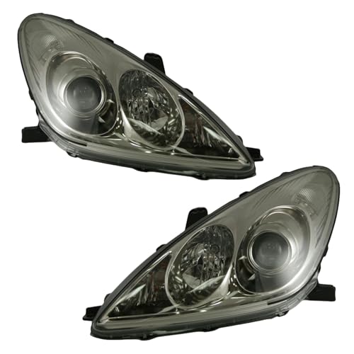 Image of TRQ 2 Piece Headlight Assembly Set Driver & Passenger Side | For 2004-2006 Lexus ES330 LX2502125 LX2503125
