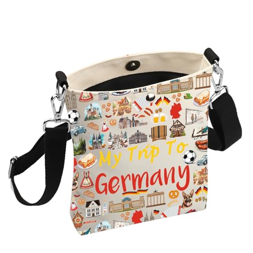 JYTAPP Germany Travel Gift My Trip To Germany Crossbody Bag Germany Souvenirs Bag Crossbody Purse for Women3