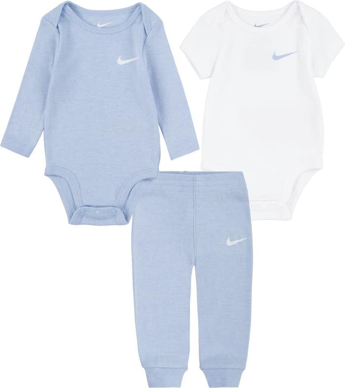 Image of Nike 3-Piece Pant Set (Cobalt bliss heather, 6 months)