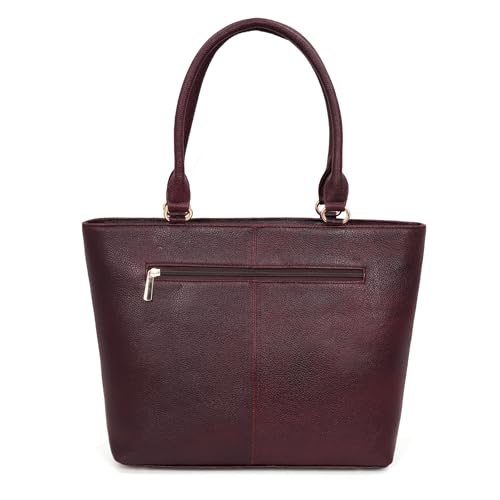 Image of RICHSIGN LEATHER ACCESSORIES Full Grain Natural Leather Top Handle Satchel Shoulder & Handbags