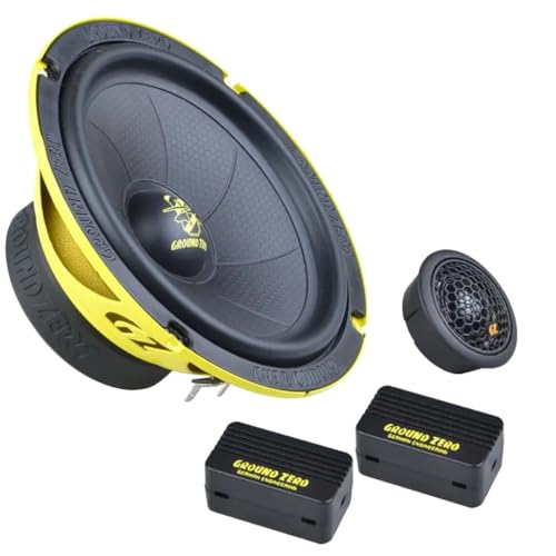  Ground Zero GZIC 165.2SPL 165 mm / 6.5″ 2-weg SPL component luidsprekersysteem (gzic165.2spl)