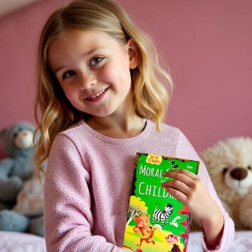 Moral Stories for Children: 10 in 1 Timeless Moral Stories for Kids | Kid’s Inspiring Storybooks | Teach Values Through Fun Tales | Honesty & Wisdom | Life Lessons Library | Bedtime Story Book for Little Scholars