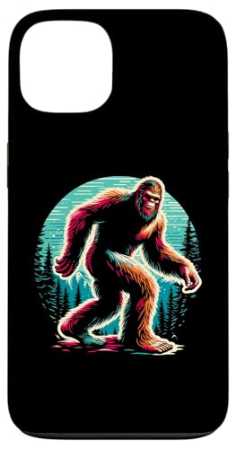 Sasquatch Funny Bigfoot Amante Uomini Donne Bambino Custodia per iPhone 13