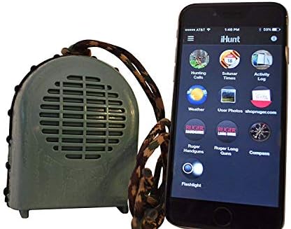 iHunt XSB Electronic Game Call & Bluetooth Speaker Combo, EDIHXSB, FREE App with 750 Game Calls, Compact Rugged Design