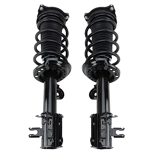 TRQ Front Strut & Coil Spring Assembly Set Driver & Passenger Sides Compatible with 15-18 Jeep Renegade
