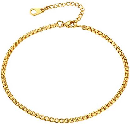 FindChic Ankle Bracelets Foot Jewellery Summer Beach Foot Jewellery Hypoallergenic Adjustable Ankle Bracelets for Women