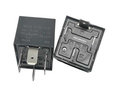 Relé CMA36-DC12V-AR de 4 pines y 40A para control eléctrico automotriz continuo de alta potencia