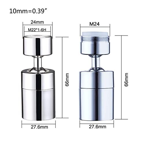Filtre à économie d'eau pour robinet de cuisine pivotant lors de la vaisselle - 5