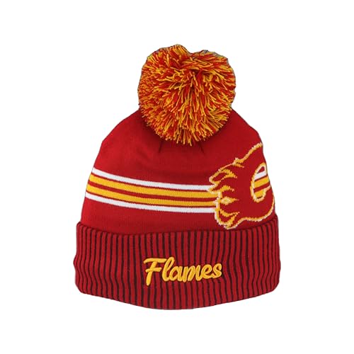 Image of ZHATS NHL Unisex-Adult NHL Officially Licensed Beanie Pom Rush