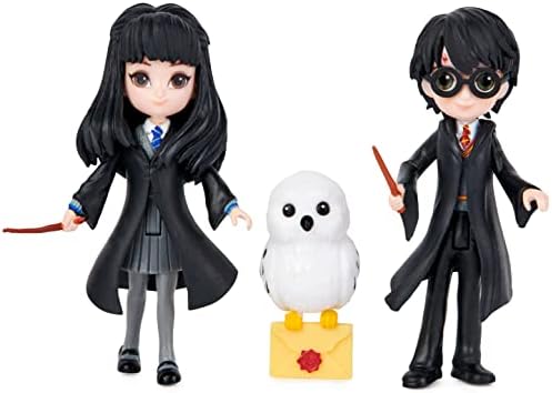 HARRY POTTER - PACK AMITIÉ MAGICAL MINIS HARRY & CHO WIZARDING WORLD - Coffret Amitié 2 Figurines Poupées Articulées Harry et Cho 8 cm Avec Accessoires - 6061832 - Jouet Enfant 5 ans et + | Pop Harry Potter