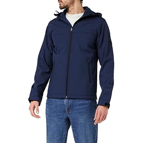 JACK & JONES Male Softshell-Jacke Kapuzen Cover